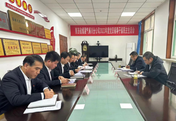 銅川分公司組織開展2022年度領(lǐng)導(dǎo)班子民主生活會.JPG